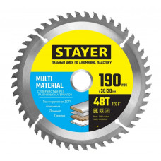 Диск пильный 190 мм 48T Stayer 3685-190-30-48